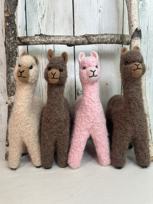 Large Felted Alpaca