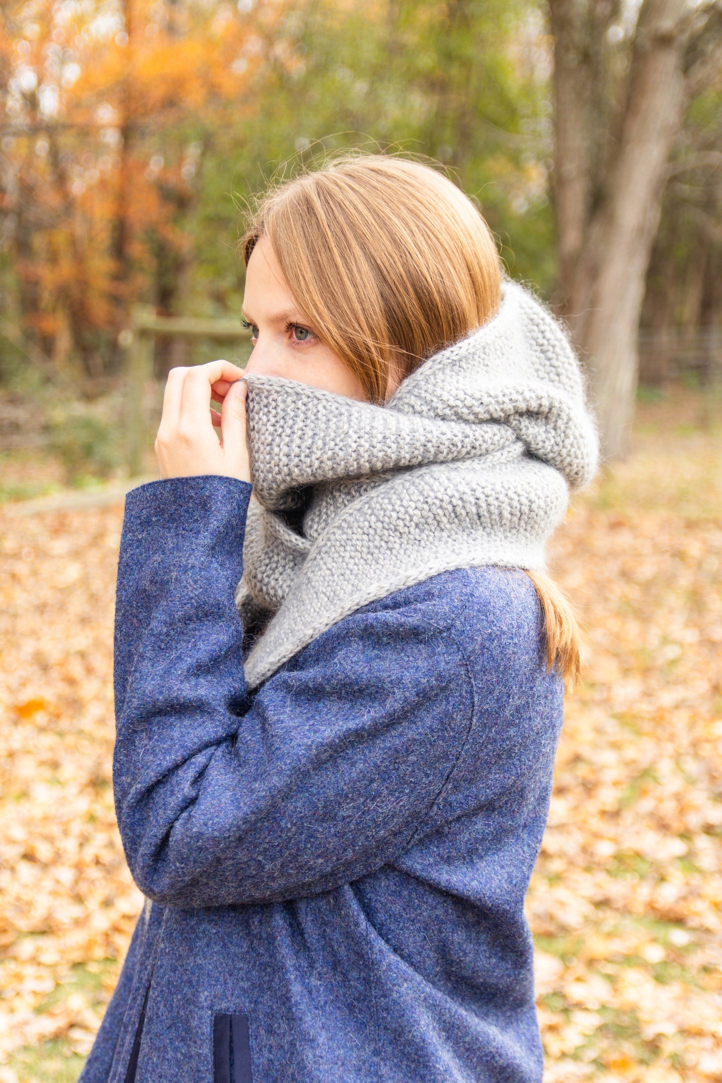 Salerno Scarf With a Hood